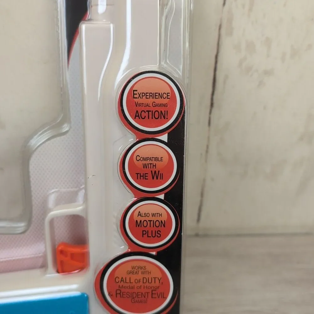 Magnum Gun Nintendo Wii Remote - Use W/ Call of Duty Resident Evil Brand New